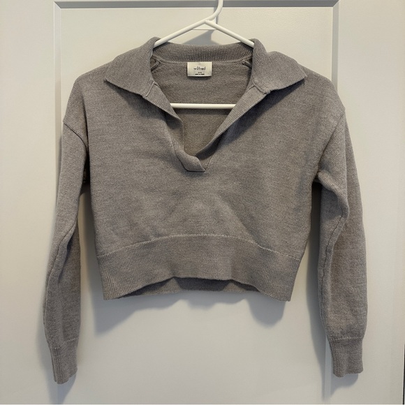 Wilfred Sweaters - Aritzia Wilfred Clara Waist Sweater Grey Size XXS Women’s